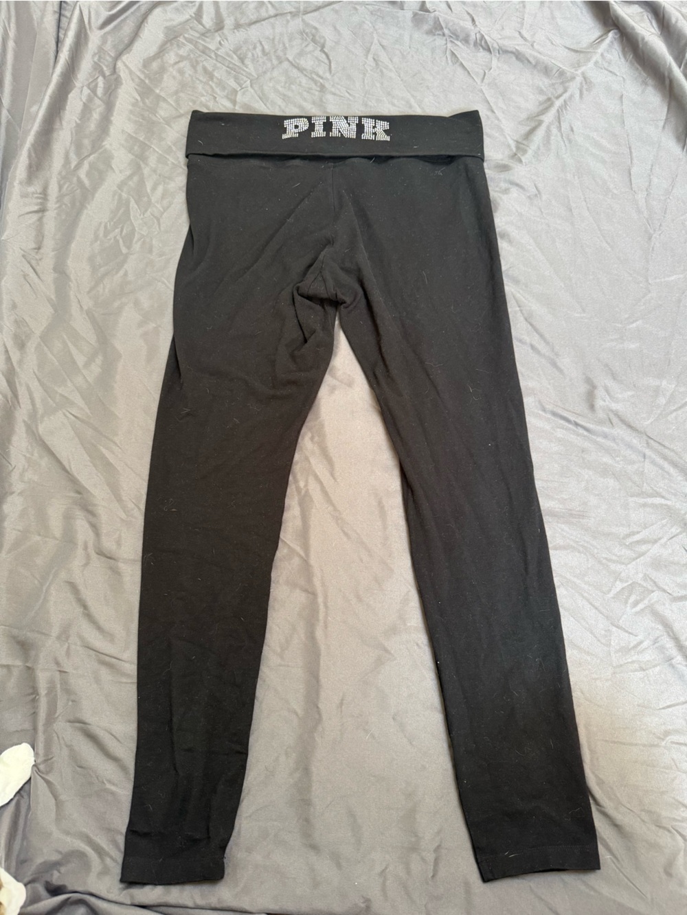 PINK Victoria's Secret Black Active Leggings with Branded Tag